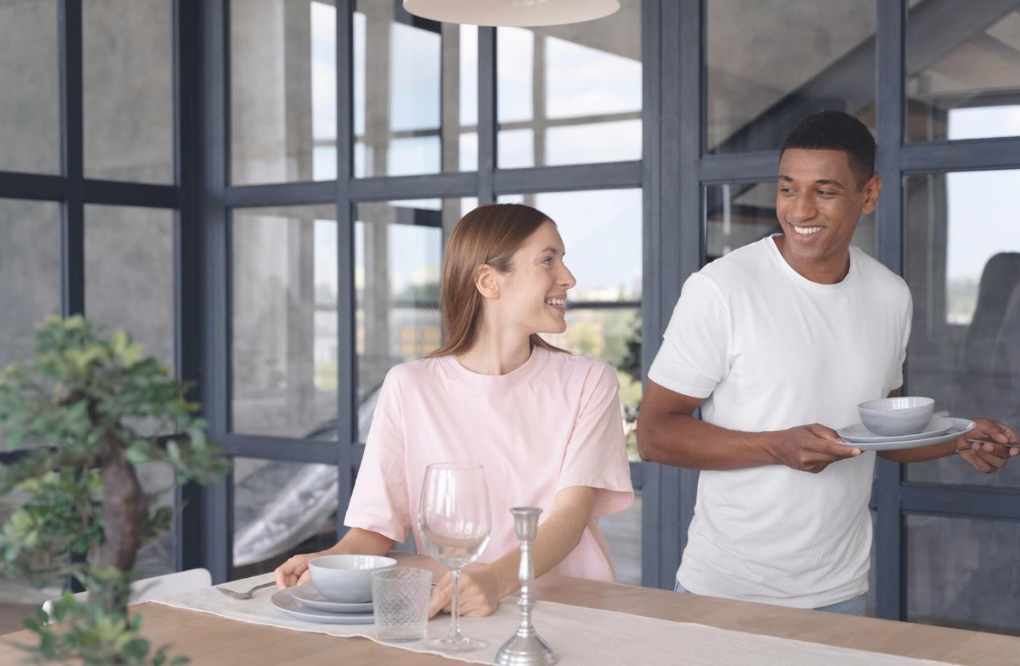 Professional workspace showing budget analysis tools and financial performance documents